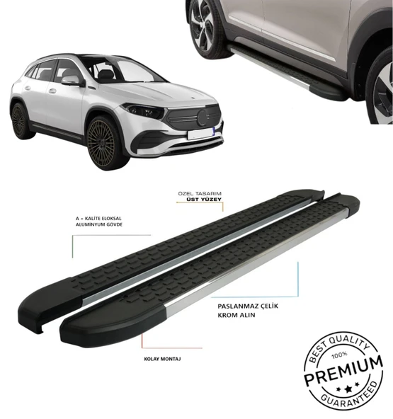MERCEDES EQA İLE UYUMLU 2021 2022 2023 2024 2025 2026 2027 YAN BASAMAK ürün görseli 1