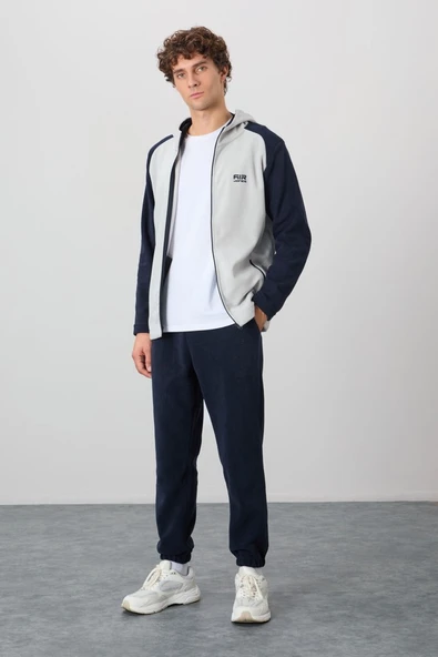Erkek Gri Polar Sweatshirt - Resim 2