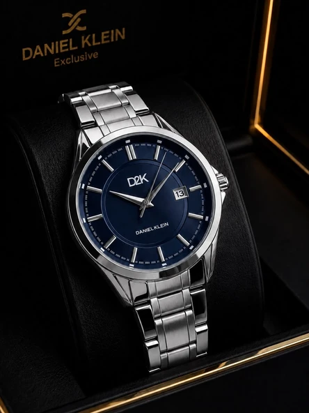 Daniel Klein Nişan Ve Damat Saati Çelik Kordon 2 Yıl Garantili 3 Atm Erkek Kol Saati EDK.14491.3 ürün görseli 1