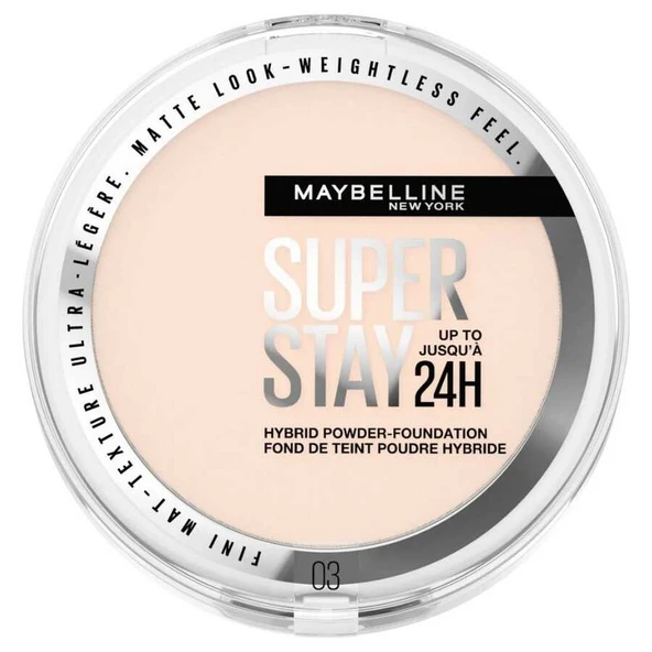 Maybelline Superstay 24H Hybrid Powder Foundation-Pudra Fondöten 03 ürün görseli 1
