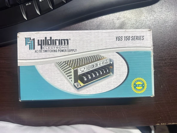 Yıldırım Elektronik 24V 6.5A 150W Switch Güç Kaynağı - YGS 150 ürün görseli 1