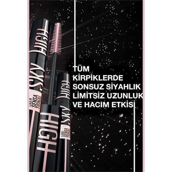 Maybelline Lash Sensational Sky High Cosmic Black Maskara ürün görseli 1