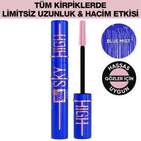 Maybelline New York Lash Sensational Sky High Blue Mist Maskara ürün görseli 1