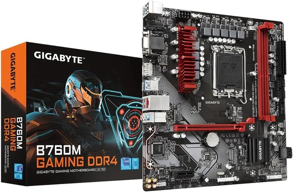 Gigabyte B760M Gaming D4 1700P Vga Hdmi Dp Teşhir ürün görseli 1