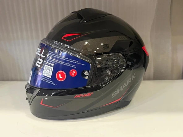Kask Shark Rıdıll 2 MEKARIUM Black Anthracite Red ürün görseli 1