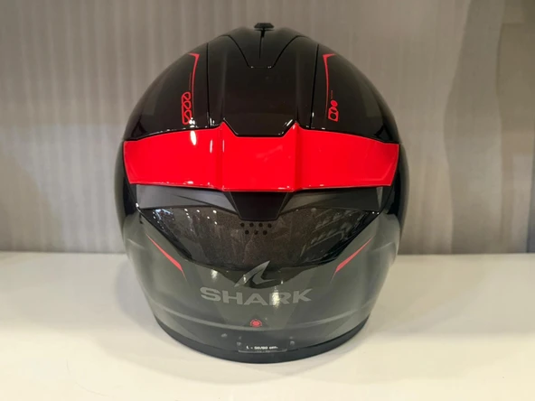 Kask Shark Rıdıll 2 MEKARIUM Black Anthracite Red - Resim 5