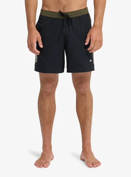 Quiksilver Erkek Yanı Desenli Volley Deniz Şortu EQYJV04206 ürün görseli 1
