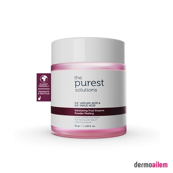 The Purest Solutions Fruit Enzyme Powder Exfoliator & Peeling - Toz Peeling (%0,6 Azelaic Acid & Malic Acid) ürün görseli 1