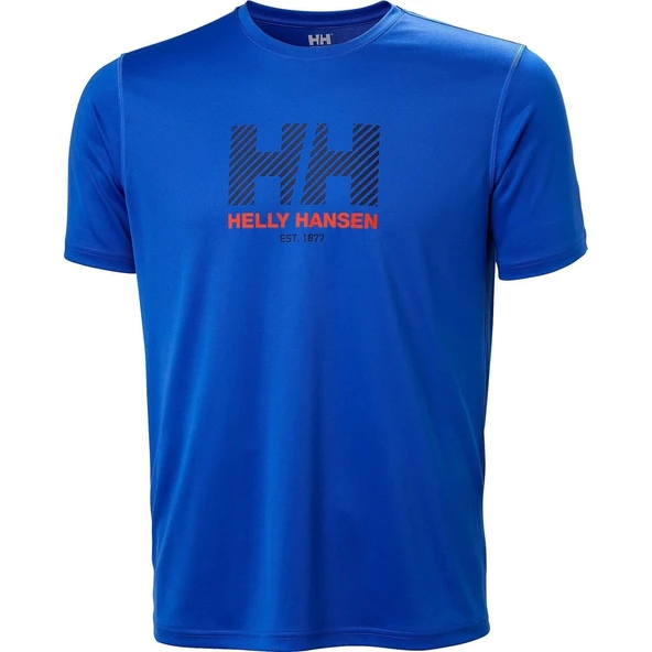 Helly Hansen Tech Graphic T-Shirt 2.0 Erkek Mavi ürün görseli 1