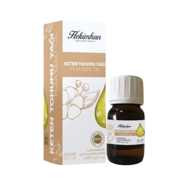 Hekimhan Keten Tohumu Yağı 20 Ml ürün görseli 1