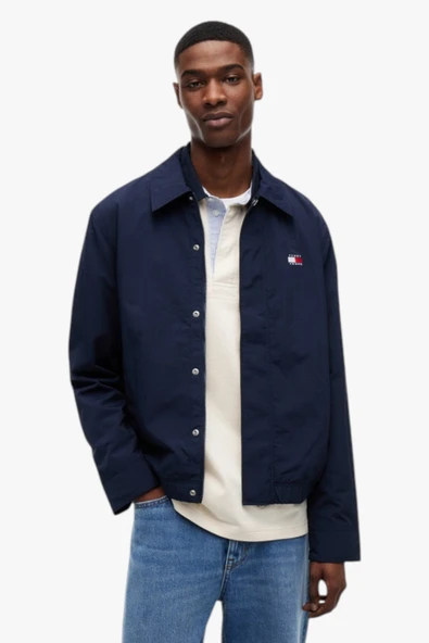 TJM CITY LIFE COACH JACKET Erkek Mavi Mont - DM0DM22733 ürün görseli 1