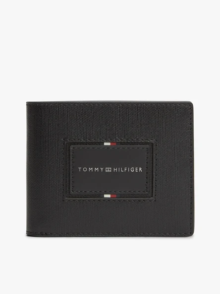 TH FOUNDATION MINI CC WALLET Erkek Siyah Cüzdan - AM0AM14505 ürün görseli 1
