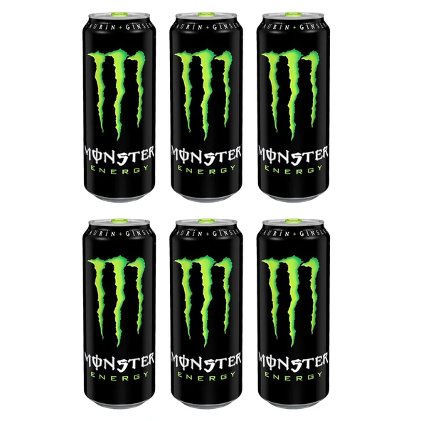 Monster Energy Enerji İçeceği 500 ml Klasik x 6 Adet ürün görseli 1