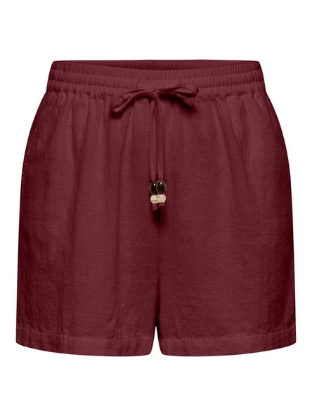 ONLSWAR THYRA PULL UP SHORTS WVN Kadın Kırmızı Şort - 15378514 ürün görseli 1