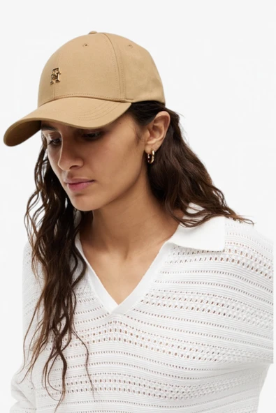TH ELEVATED CHIC CAP Kadın Yeşil Şapka - AW0AW17631 ürün görseli 1