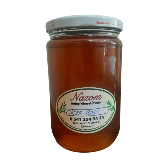 Nazom Hatay Yöresel Ürünler Süzme Çiçek Balı 850 Gr ürün görseli 1