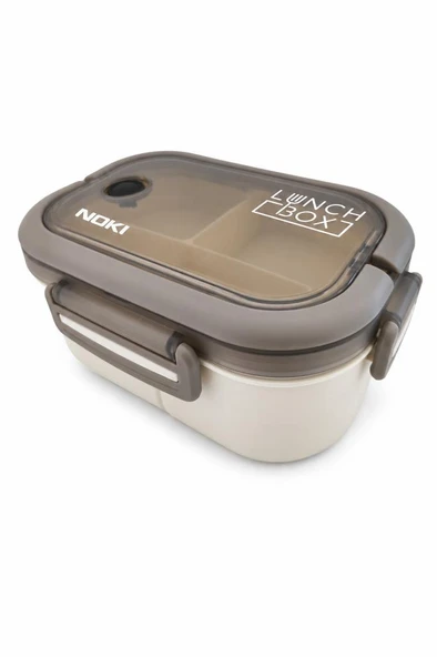 NOKI LUXORY PLASTIK LANCH BOX KREM T-0152-015 ürün görseli 1