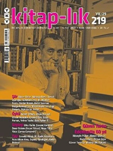 Kitap-lık Sayı 219 - İki Aylık Edebiyat Dergisi (Şubat 2022) ürün görseli 1