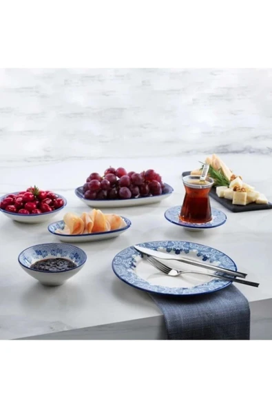 Schafer Sophie 32 Parça Kahvaltı Takımı Lacivert LAC03 ürün görseli 1