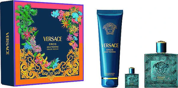 Versace Eros Edp 100 ml Erkek Parfüm Set ürün görseli 1