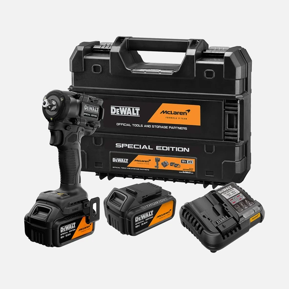 Dewalt DCF92MP2T Mclaren 1/2" 5.0 Ah Çift Akülü Somun Sıkma Makinesi 406Nm ürün görseli 1