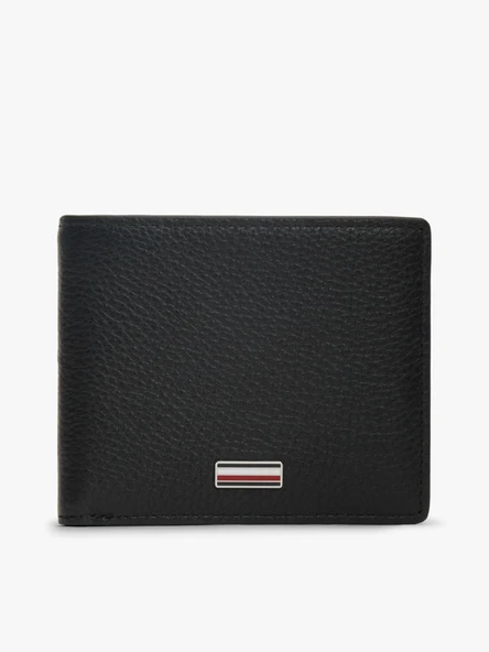 TH CENTRAL MINI CC WALLET Erkek Siyah Cüzdan - AM0AM14495 ürün görseli 1