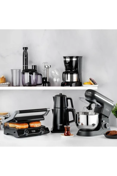 Chef Blend Mega Blender Set-Siyah/Gümüş - Resim 5