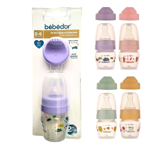 Bebedor 20301 PP Mini Biberon ve Bardak 0-6 Ay 30 Ml ürün görseli 1