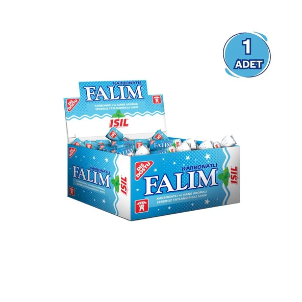 Falım Işıl Nane Karbonat Aromalı Sakız (100 x 1,4G - 1 Adet) ürün görseli 1