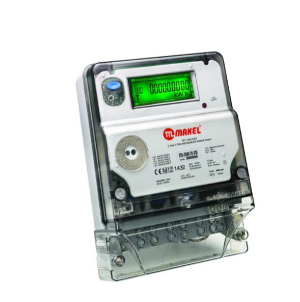Makel T705.2251.Rs485 Trifaze Elektrik Sayacı, Haberleşmeli Tek Yönlü, 3 Fazlı, 4 Telli, 5(100)A - 1 Adet ürün görseli 1