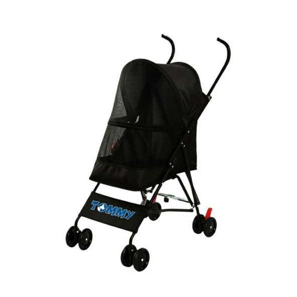 Tommy Evcil Hayvan Arabası 60x43x94 cm Siyah Max 15 kg ürün görseli 1