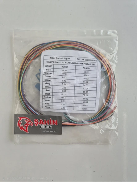 FİBER OPTİK PİGTAİL(10 PAKET-120 ADET) - Resim 2