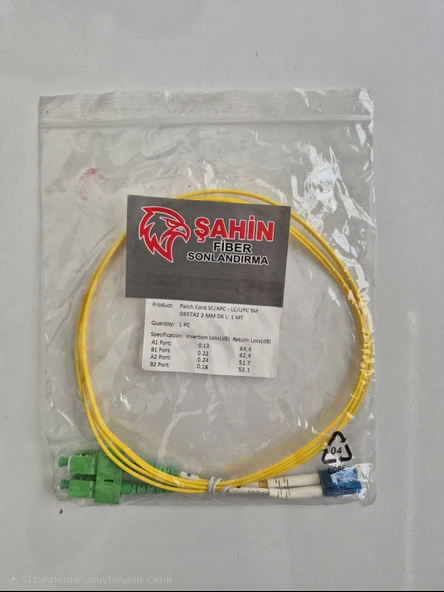 FİBER PATCHCORD 1 MT (10 ADET) - Resim 2