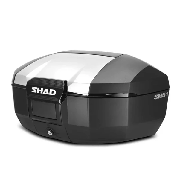 SHAD SH51 Alüminyum Kapaklı Motosiklet Topcase Arka Çanta 51L D0B51200 ürün görseli 1