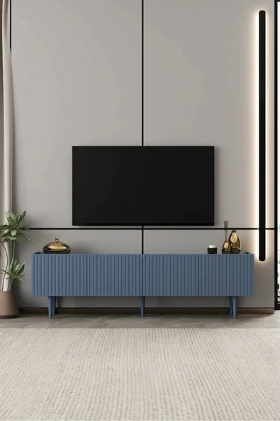 Moldesan Capella TV Ünitesi MDF 4 kapaklı 180 cm ayaklı ürün görseli 1