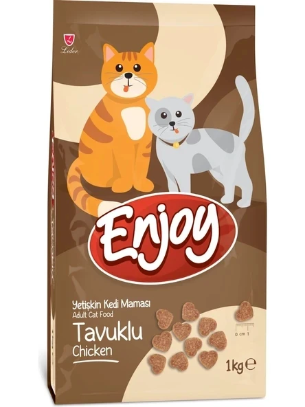 Enjoy Tavuklu 1 kg Yetişkin Kedi Maması ürün görseli 1