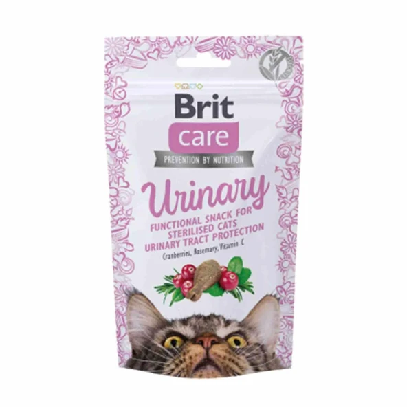 Brit Care Snack Urinary İdrar Sağlığı Destekleyici Kedi Ödül Maması 50 gr ürün görseli 1