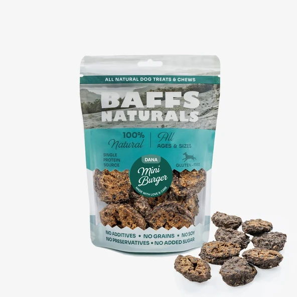 Dana Mini Burger %100 Doğal Köpek Ödül Maması 100 gr ürün görseli 1