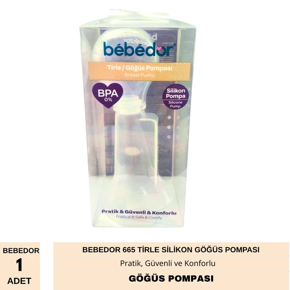 Bebedor 665 Tirle Silikon Göğüs Pompası - Resim 2
