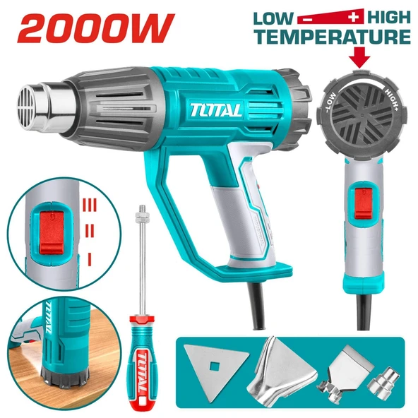 TOTAL SICAK HAVA TABANCASI 2000W TB20045 ürün görseli 1