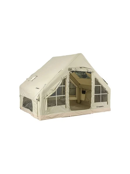 Madfox Bigless Glamping Cotton Inflatable Şişme Çadır Baca Çıkışlı 547303 ürün görseli 1