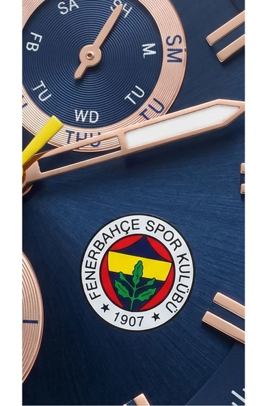 FENERBAHÇE ORİJİNAL LİSANSLI KOL SAATİ DERİ KORDONLU - Resim 3