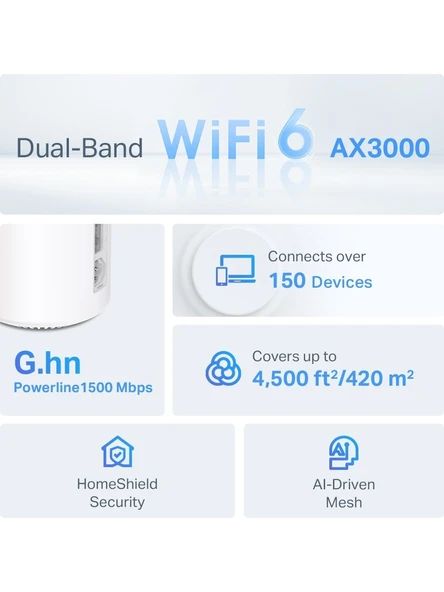 TP-LINK DECO PX50(2-PACK) Mesh System - Resim 4