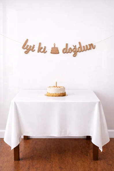 Kaligrafi Banner "İyi ki Doğdun" - Kraft ürün görseli 1
