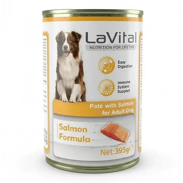 LaVital Somonlu Yetişkin Köpek Konservesi 395 gr ürün görseli 1