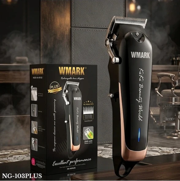 Wmark Ng-103plus Şarjlı Saç Kesme Makinesi Yüksek Performans, Uzun Ömürlü Bıçak 3 - 4 Saat ürün görseli 1