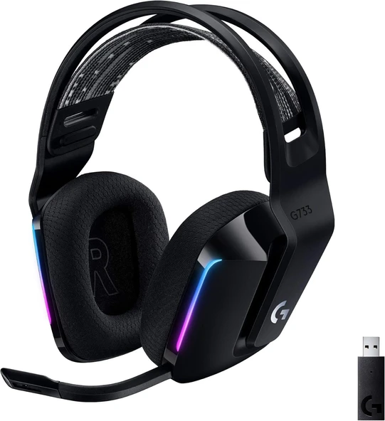 Logitech G G733 Lighspeed RGB Kablosuz 7.1 Surround Oyuncu Kulaklığı ürün görseli 1