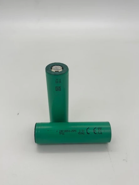 Yenilenmiş Tenpower INR18650-25PG Li-Ion Pil 2500 Mah 3.7V 12C ürün görseli 1