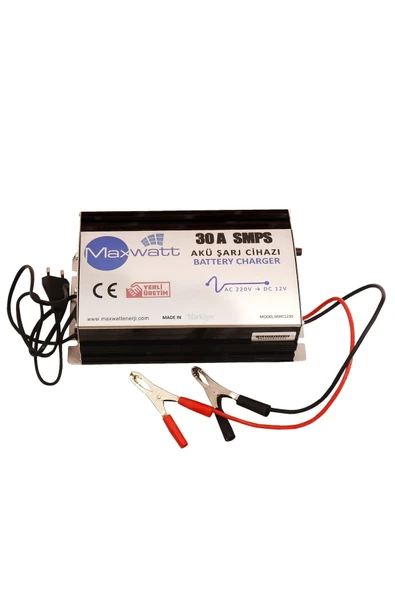 Maxwatt MWC1230 Akü Şarj Cihazı 30A  Amper 12V Volt DC ürün görseli 1