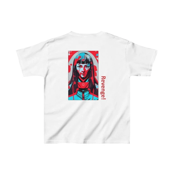 Unisex Çocuk Baskılı T-Shirt - Beyaz ürün görseli 1
